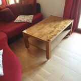 Table basse bois exotique