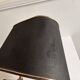 Lampe céramique noir et doré