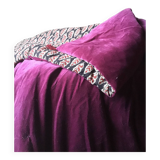 10% cotton velvet quilt, hand printed, artisanal product