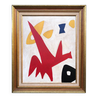 Peinture abstraite encadrée