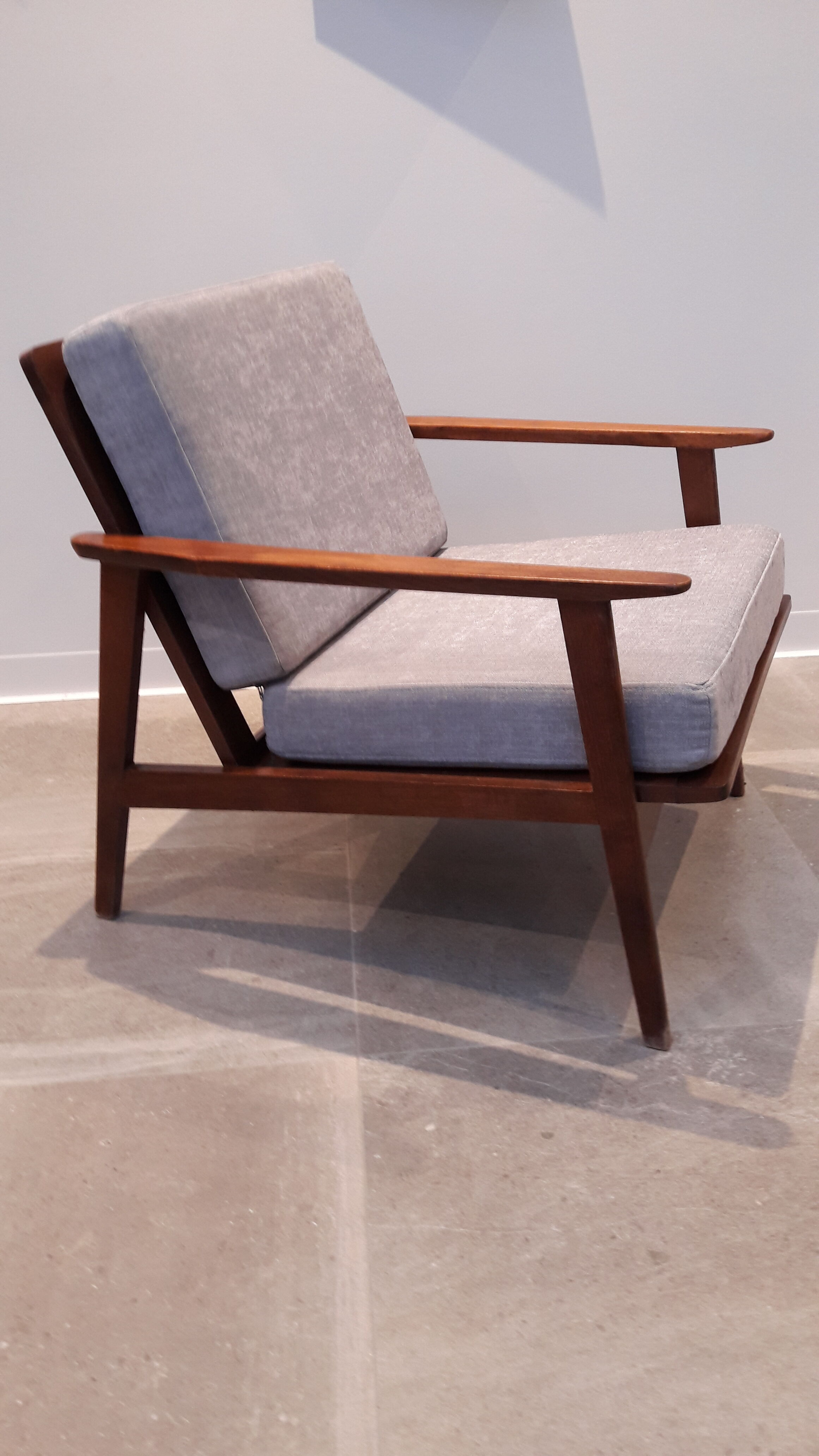 Wood armchair