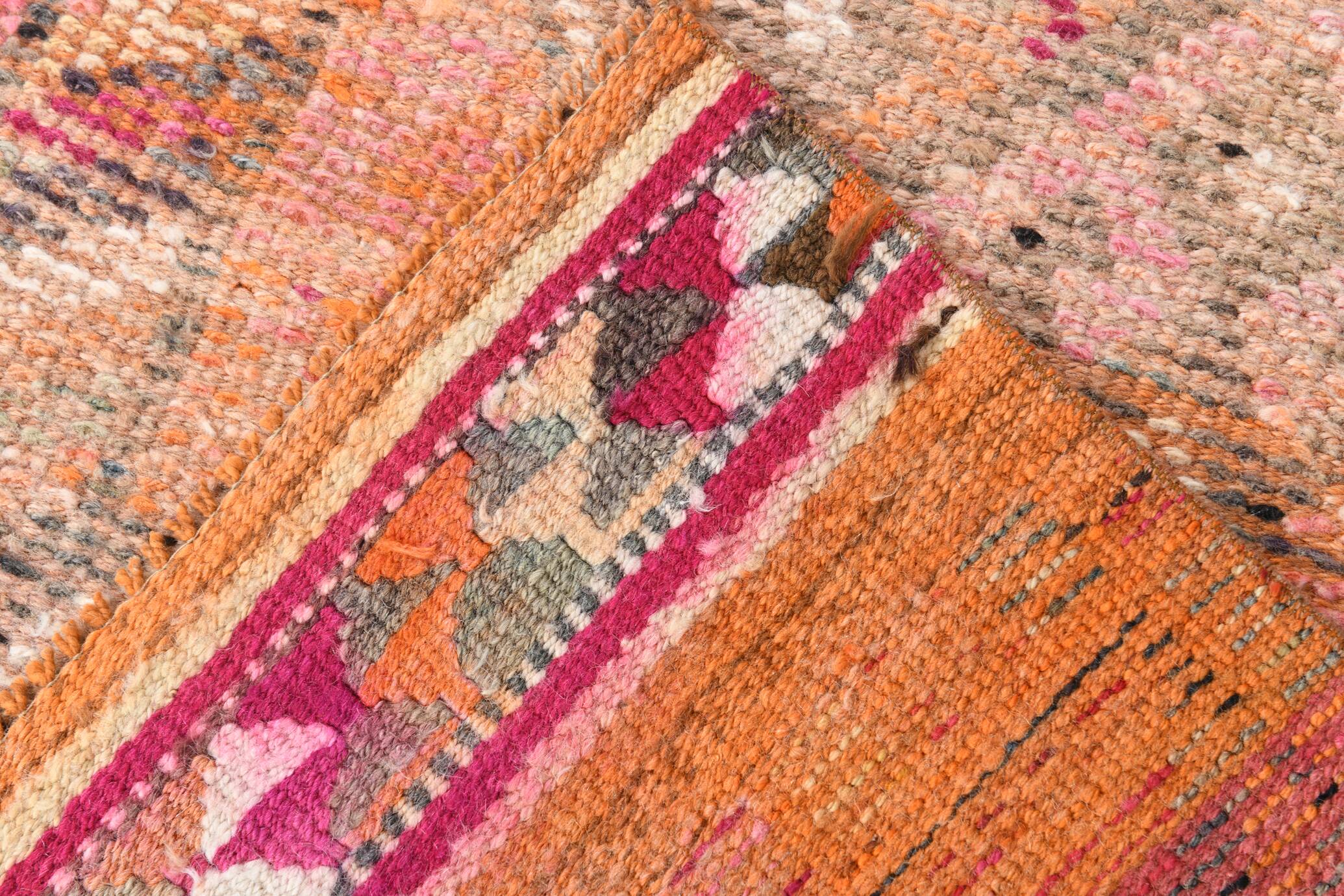 3x10 Rug For Hallway Orange Turkish Runner Rug, 81x296Cm SK 18378 FREE SHIPPING