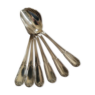 Boulenger 6 Small Spoons In Silver Metal