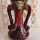 Vintage Vallauris Vase with Drip Glaze – Hand Decorated – 1950s/60s