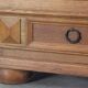 Vintage 1930s Solid Oak Danish Brutalist / Formhouse Cabinet