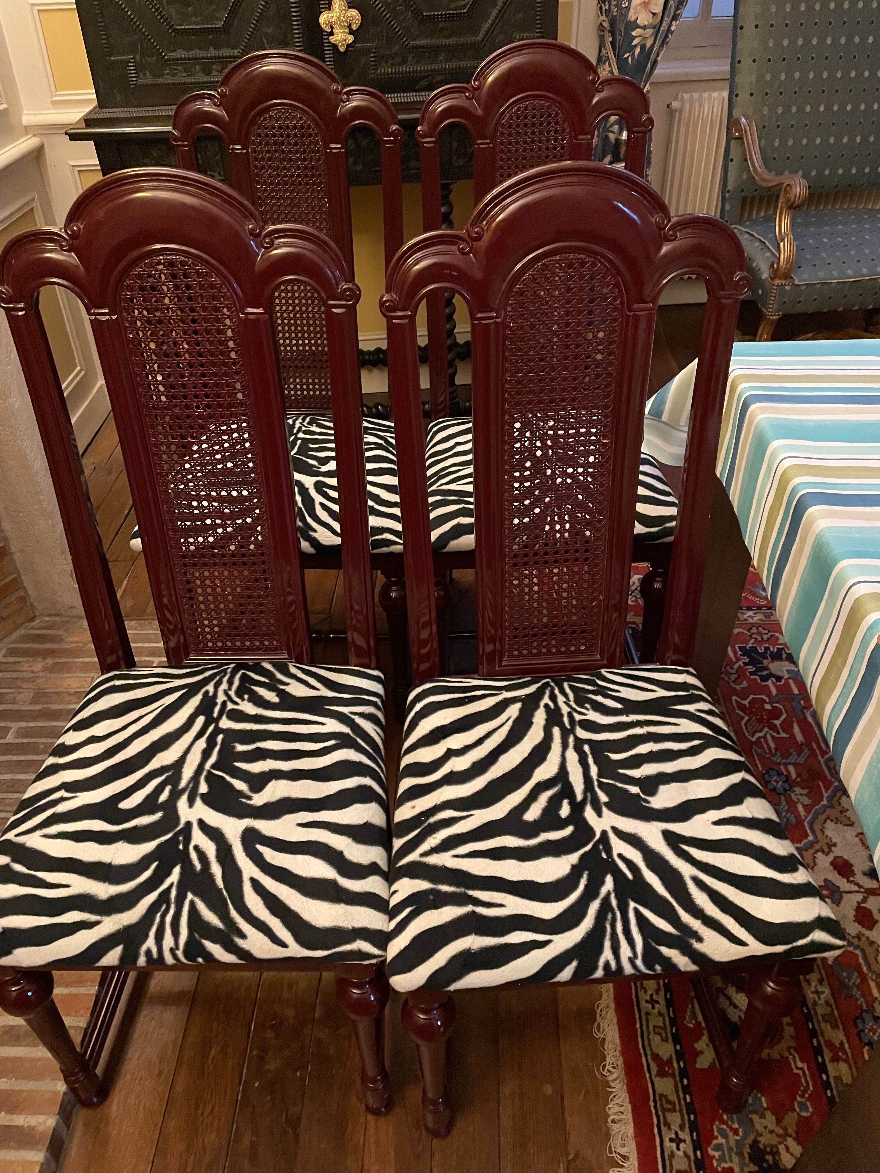 4 chaises, années 80