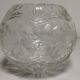 Vintage Ball Vase in Cut Crystal Violetta , Poland