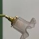 Vintage frosted glass tulip wall light (APJ1)