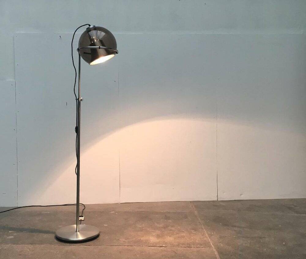 Mid-century Dutch space ball floor lamp by Gepo, 1960s.