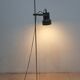 Floor lamp, graphite grey, metal, Germany, 1970s.