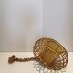 Suspension vintage en rotin 1960