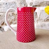 Polka dot pitcher