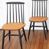 2 chaises vintage - Entièrement restaurées