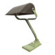 Articulated desk lamp ERPE — Pale green and Bakelite, Belgium, 1930s-40s