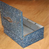 Box safe steel blue 1960