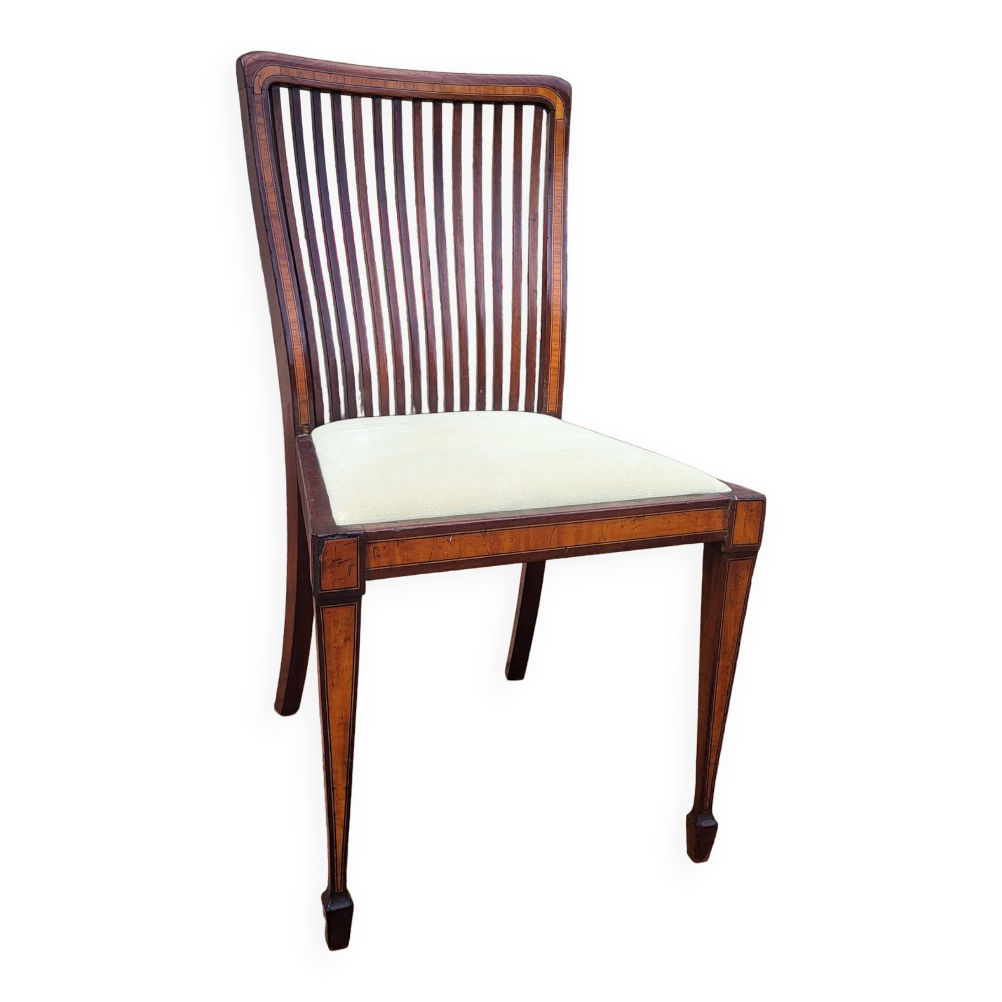 English chair with barrettes Feet "sword"