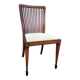 Chaise anglaise à barrettes Pieds "sabre"