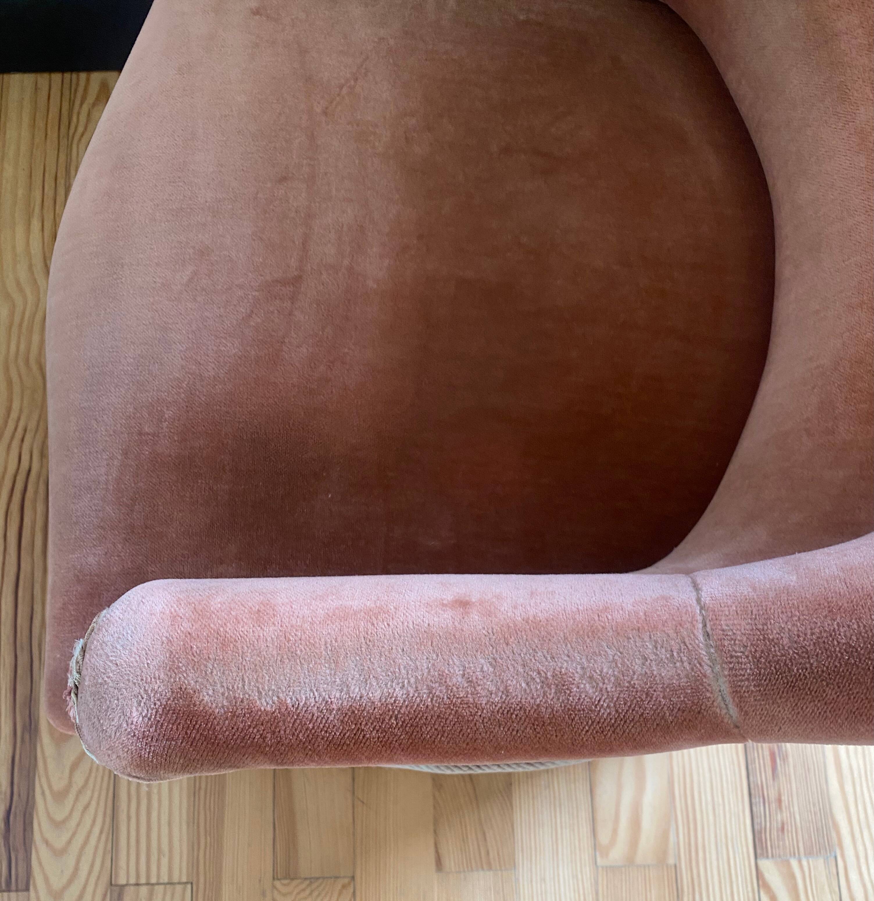 Vintage toad armchair Henriette