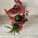 Old plant holder repainted in terracotta