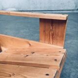 The Stijl Movement Dutch Pine Crate Chair attributed to Gerrit Rietveld, 1960s