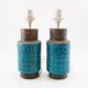 Aldo Londi Pair of ceramic lamps for Bitossi, Italy, 1960