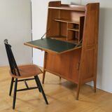 50s oak secretary