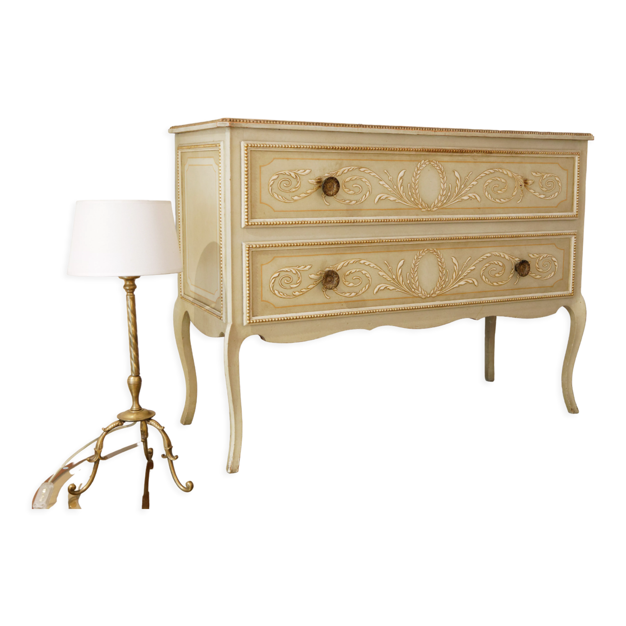 Chest of drawers 2 drawers venetian style