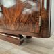 Art Déco Vanity Table in Nutwood with Mirror, Italian Design, 1940s