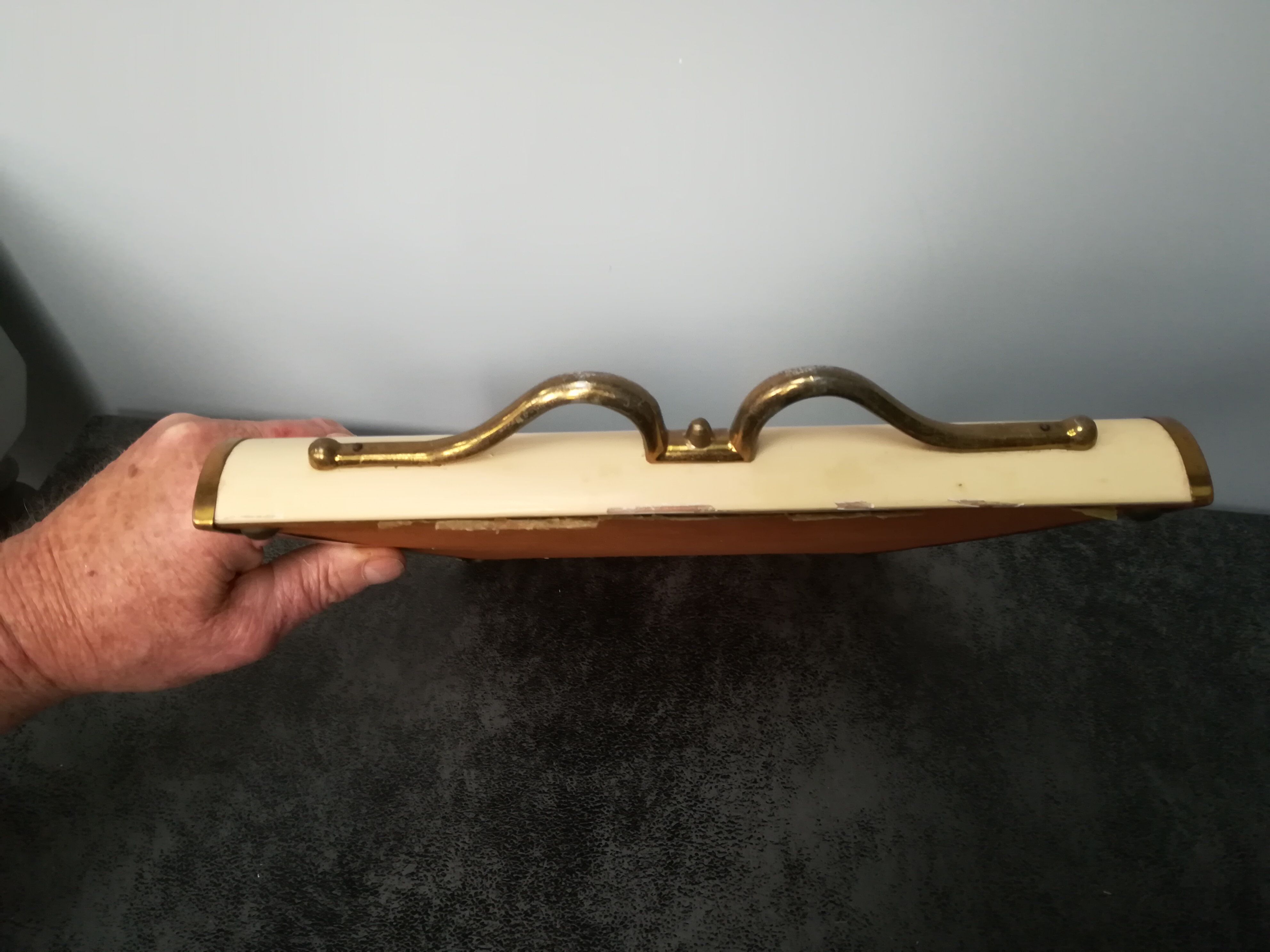 Plateau miroir art déco