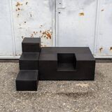 Tables Basses Gli Scacchi par Mario Bellini pour C&b Italia, 1971, Set de 3