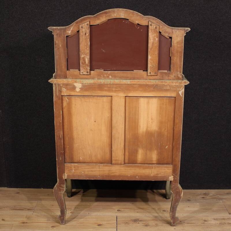 Buffet laqué italien du 20e siècle avec miroir