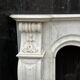 Regency style fireplace in white Carrara marble, circa 1880