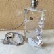 Vintage Sèvres crystal lamp base, Bauhaus/Art Deco design
