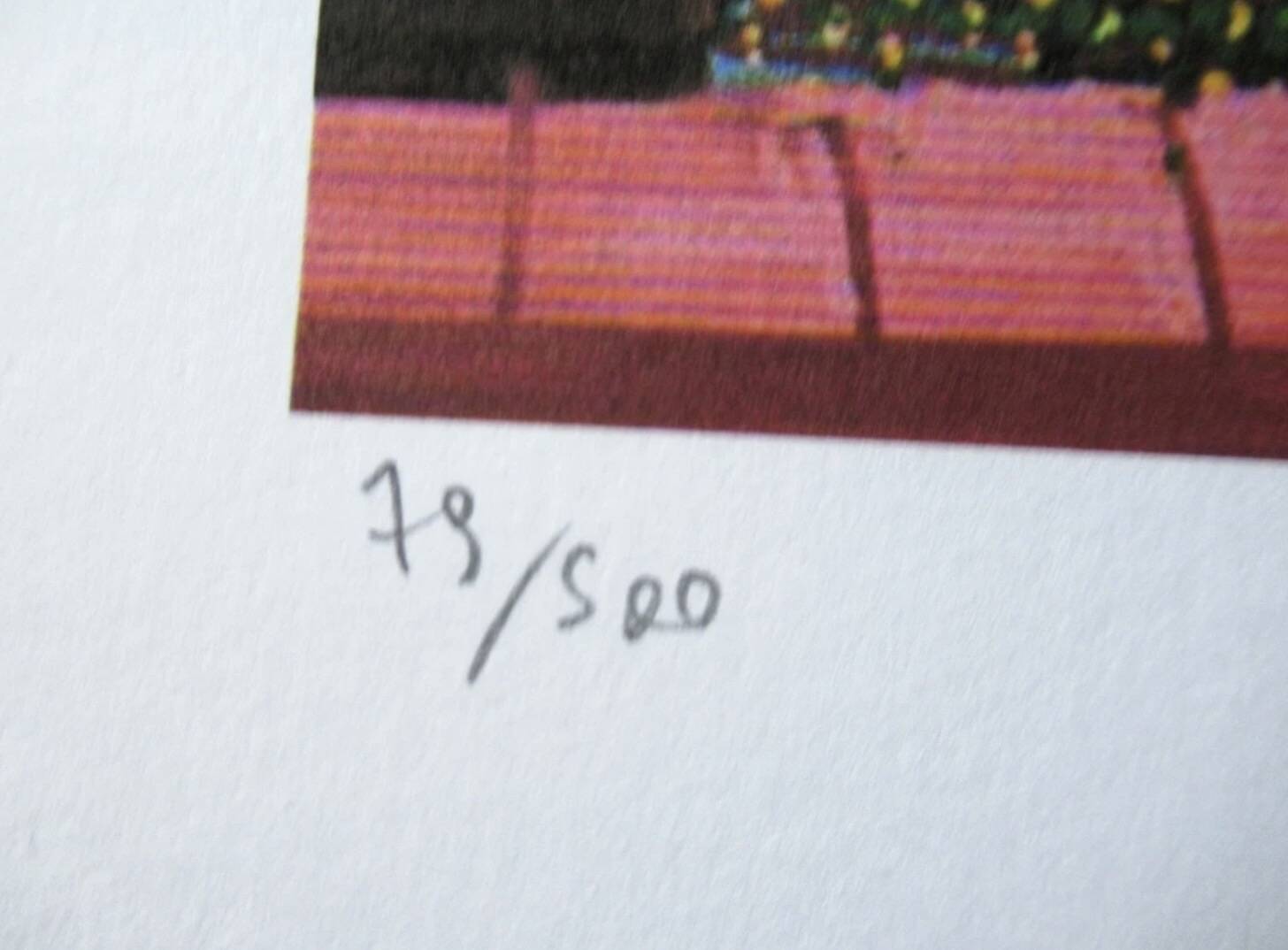 Lithograph by David Hockney, signed and numbered.