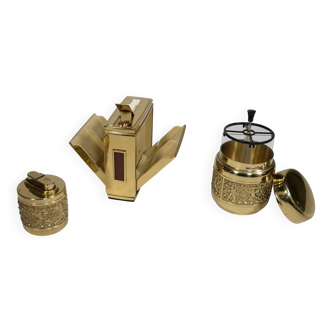 Mid-Century Smoking Set by Erhard & Söhne, Germany, 1960s