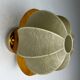 "Cocoon" wall light in resin and pine, Italy, circa 1970s