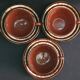 "Mary" Sarreguemines trio of cups