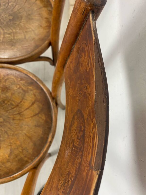 Paire de chaise bistrot