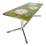 Vintage coffee table in glazed ceramic from the 1960s.