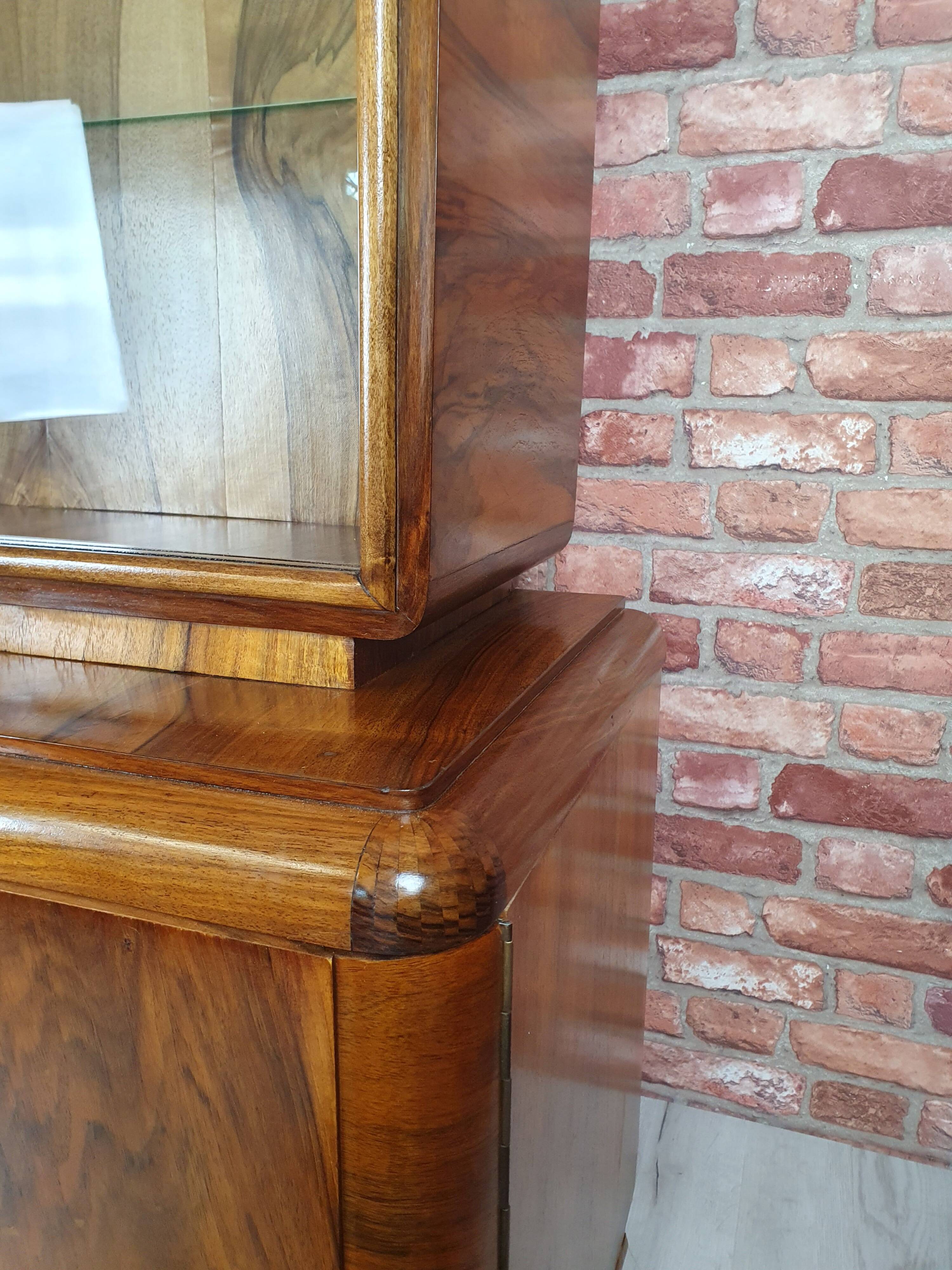 Renovated credenz, art deco display cabinet