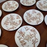 Service de table LONGCHAMP Terre de fer modèle Small bird 43 pièces
