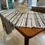 Chemin de table en fibre de coton