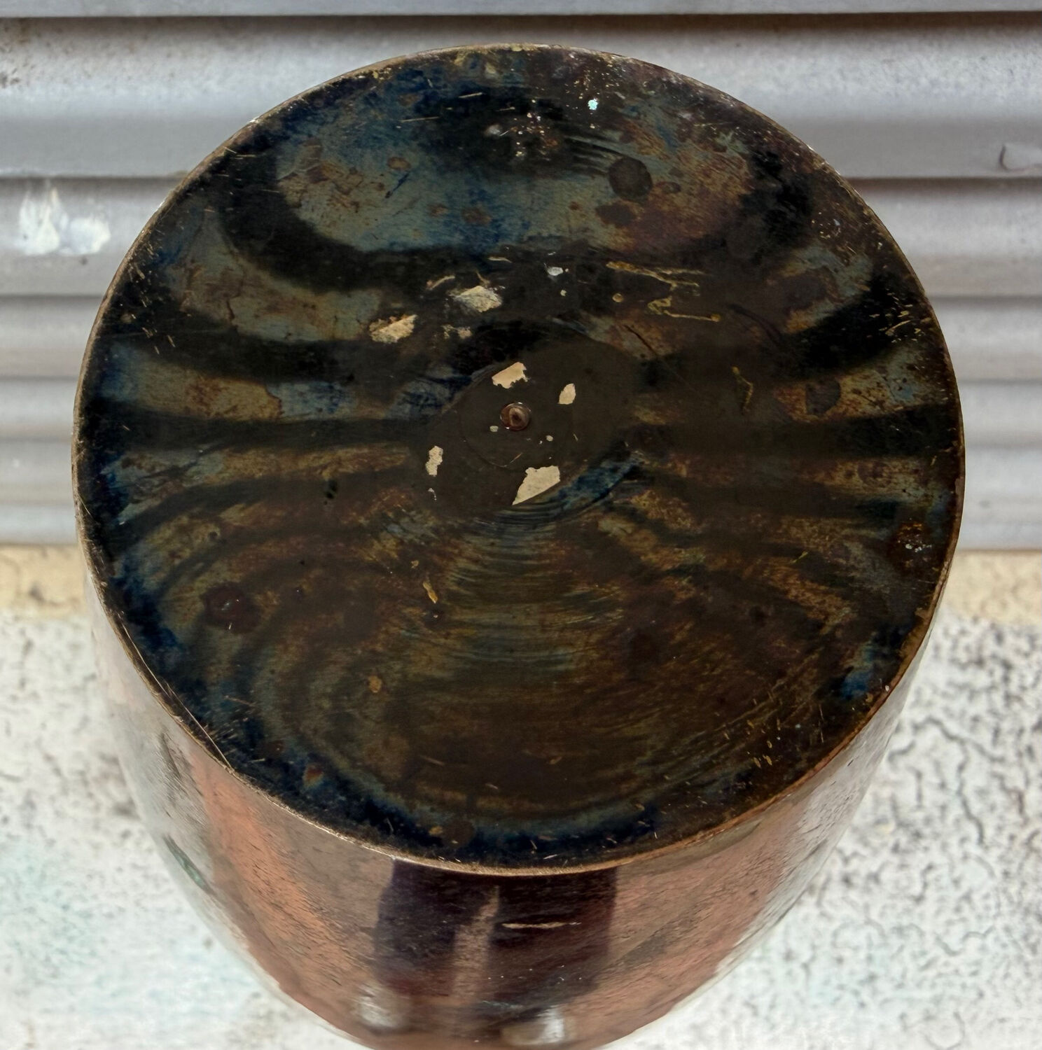 Grand vase Art Deco 1930 dinanderie