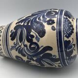 Vintage korond glazed terracotta pottery vase