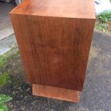 art deco 3-drawer bedside