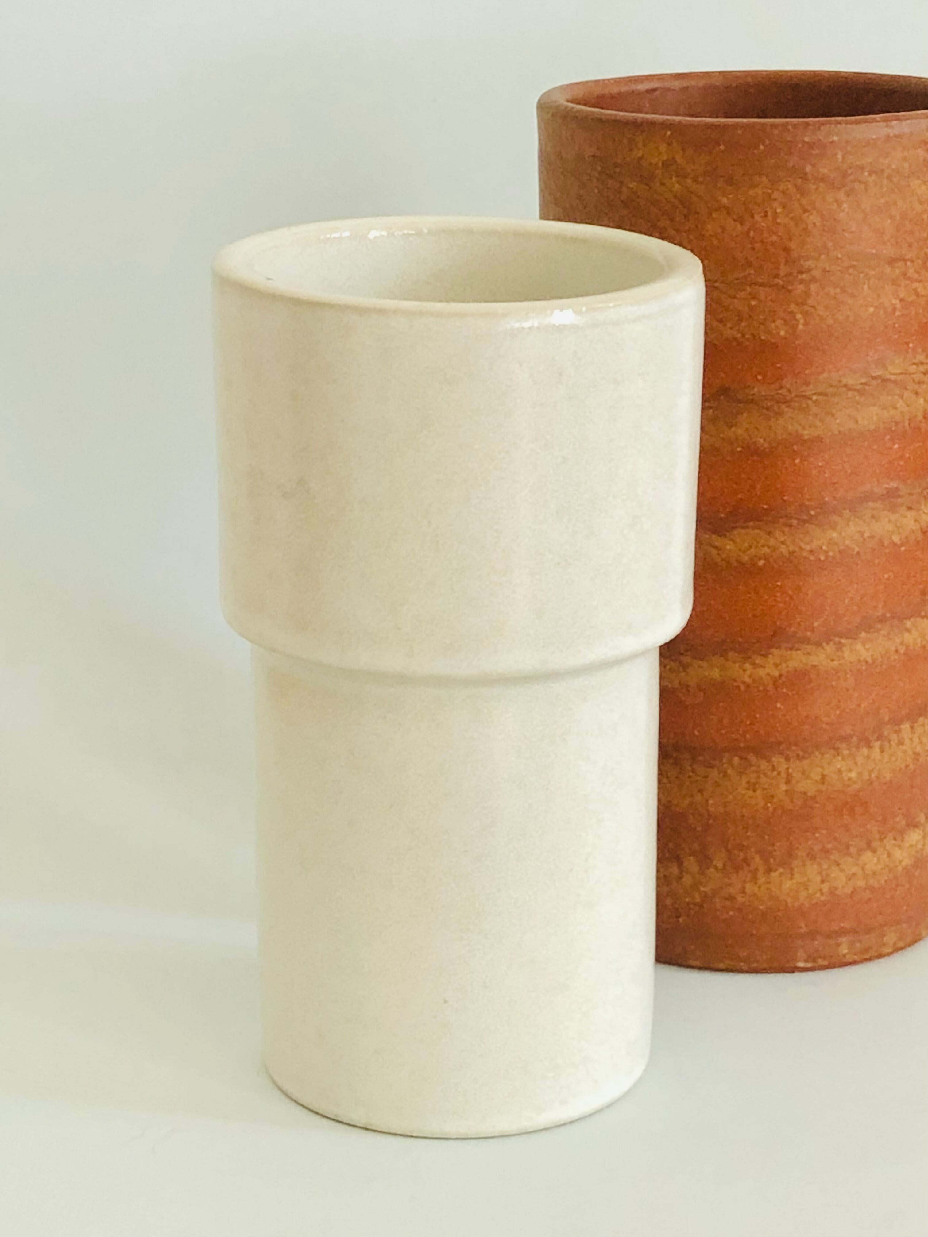 Vintage Dutch vase duo