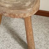 Vintage Solid Wood Tripod Stool