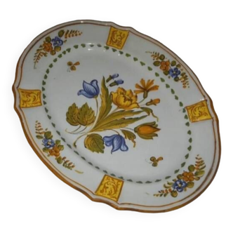 plat de service oval