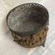 Old hidden pot in copper and zinc dimension: height -9 cm- diameter -0.5cm-