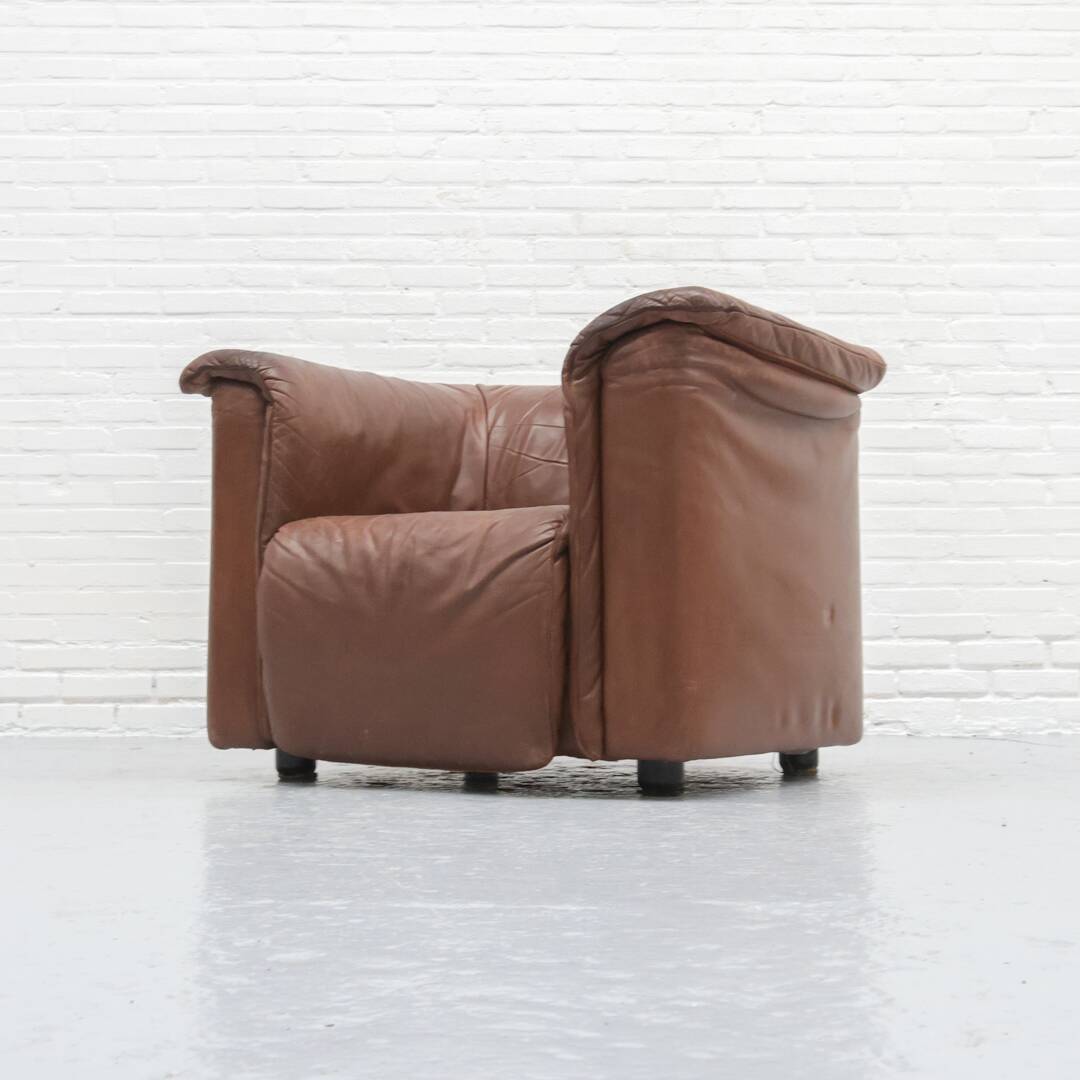 Leather Wittmann Hochbarett Armchair 1970s